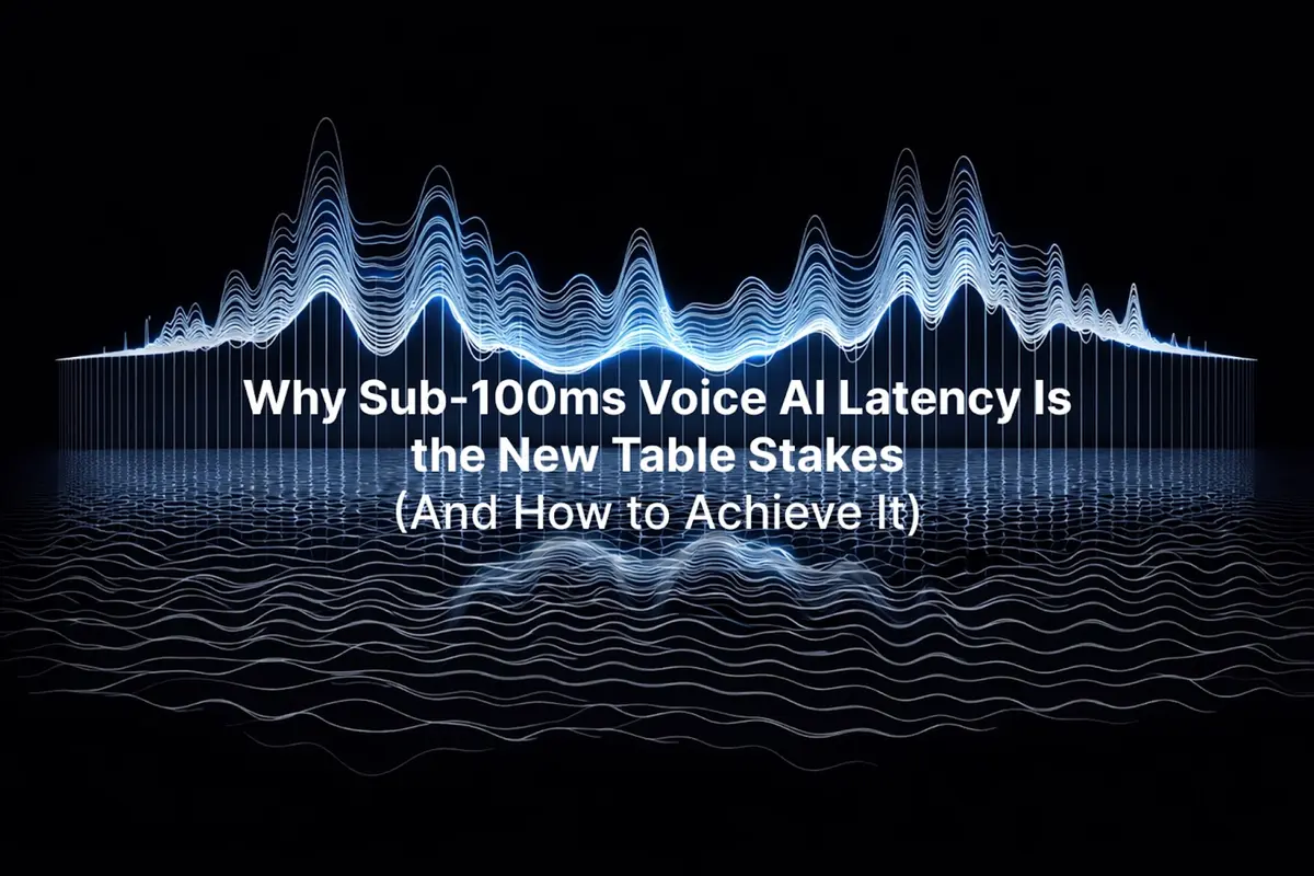 Why Sub-100ms Voice AI Latency Is the New Table Stakes