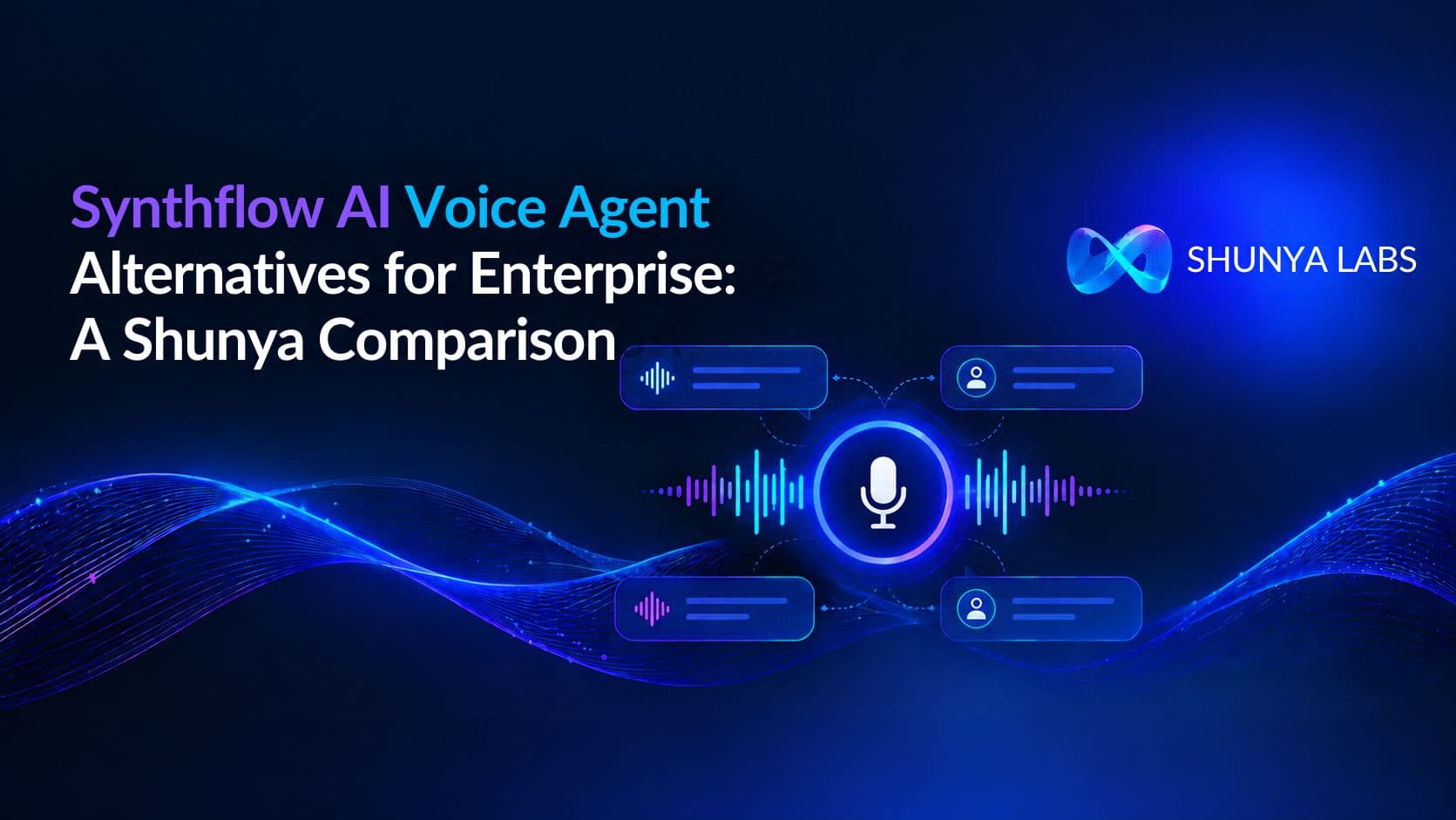 Synthflow AI Alternatives for Enterprise Voice Agents: A Shunya Comparison