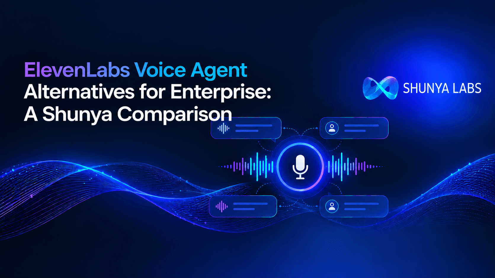 ElevenLabs Voice Agent Alternatives for Enterprise: A Shunya Comparison